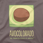 Avocolorado T-shirt, Men's/Unisex - The Foodnited States