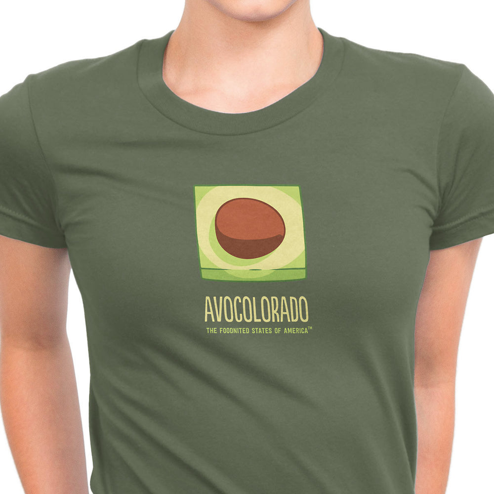 Avocolorado T-shirt, Women's - The Foodnited States