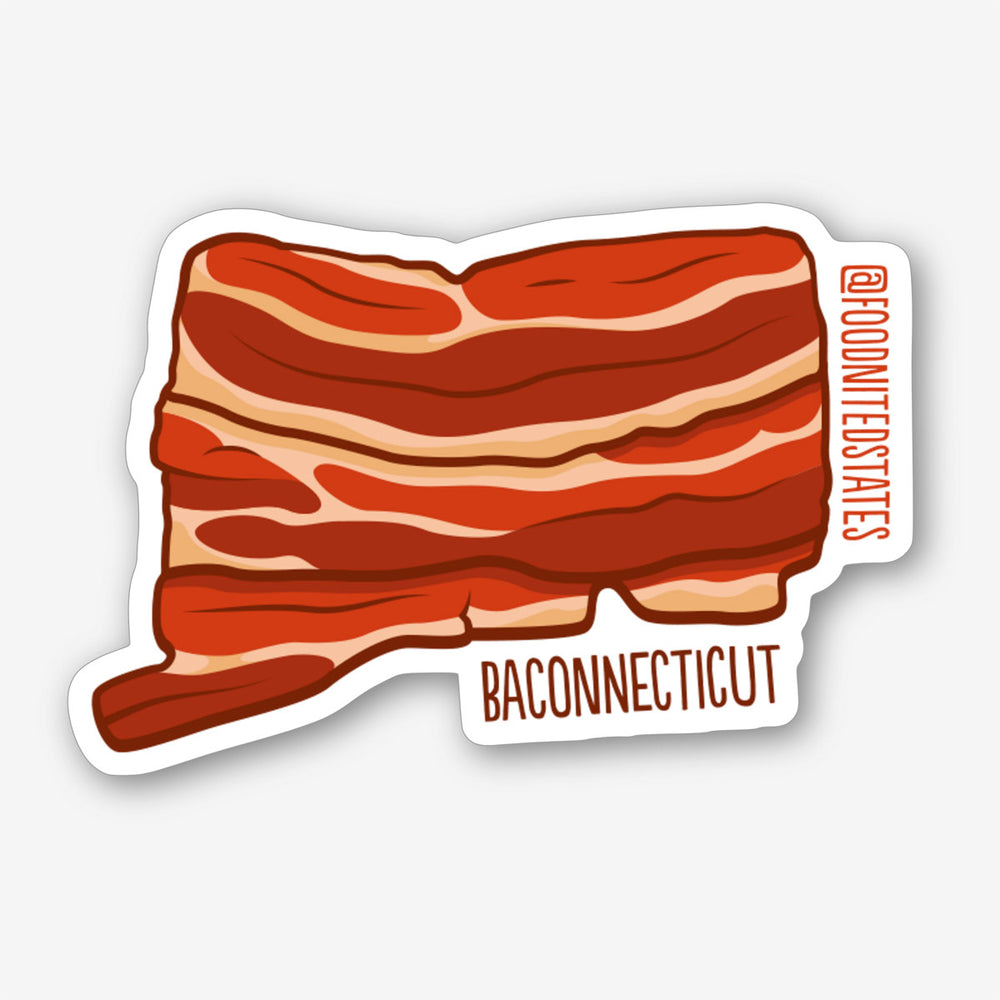 Baconnecticut Fridge Magnet - The Foodnited States