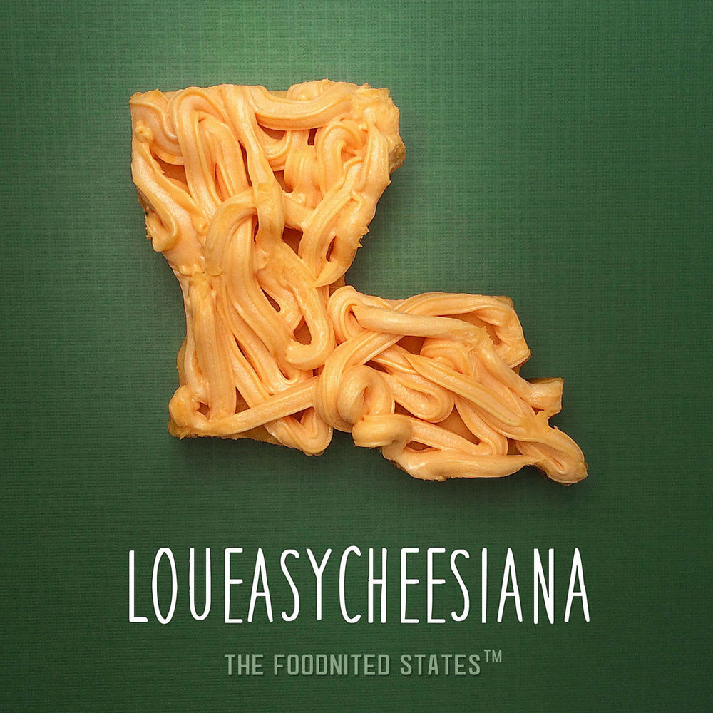Loueasycheesiana Foodnited States Poster - The Foodnited States