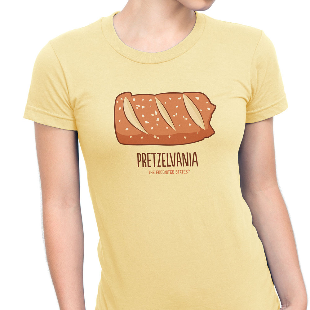 Pretzelvania T-shirt, Women's - The Foodnited States