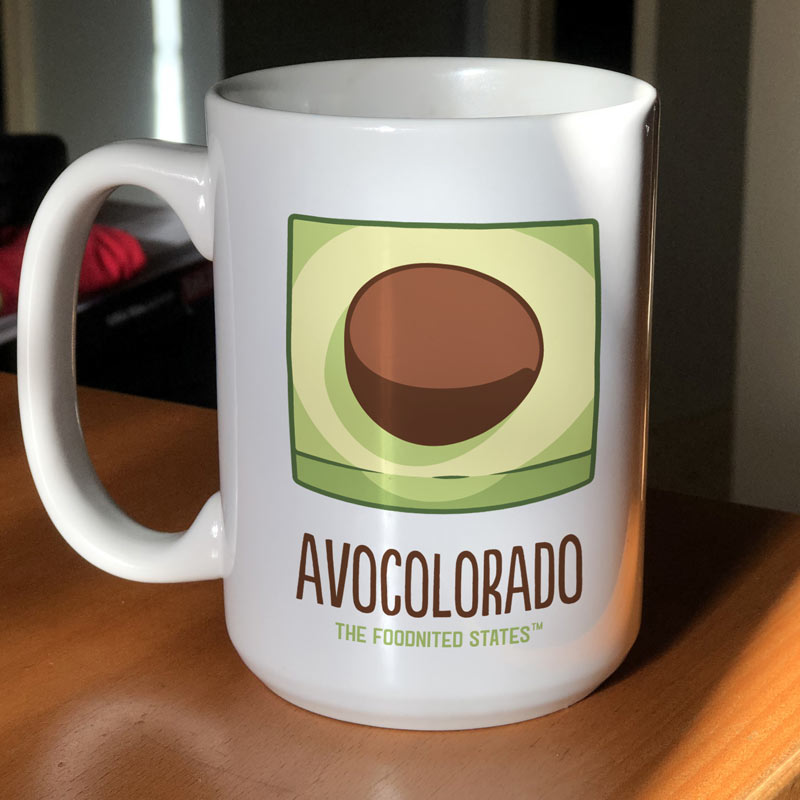 Avocolorado Coffee Mug - The Foodnited States