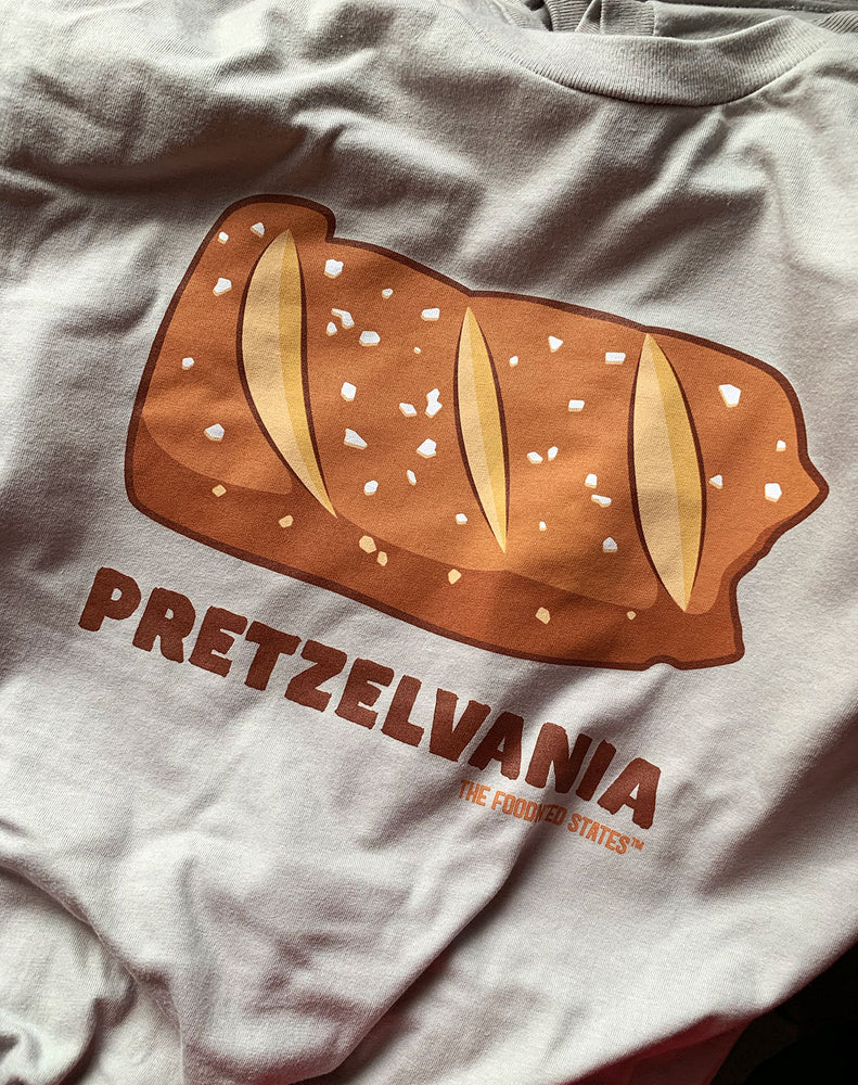 Pretzelvania T-shirt, Men's/Unisex - The Foodnited States