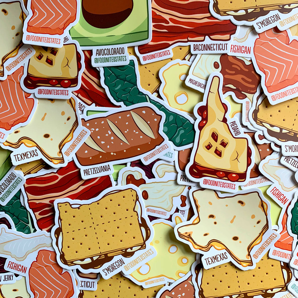 Cute Food Stickers for Sale